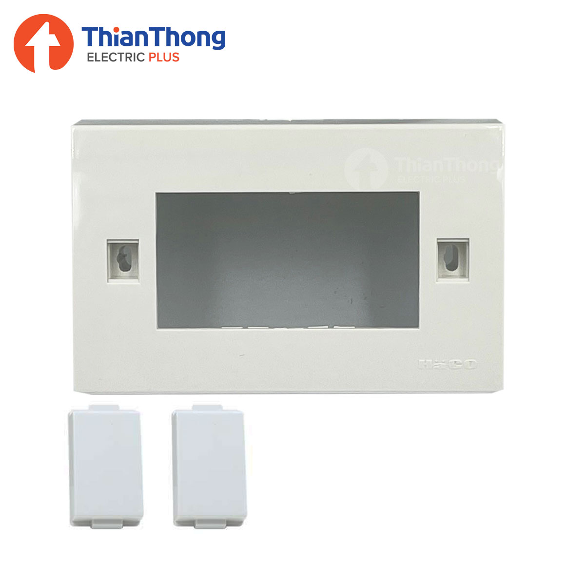 Haco กล่องลอย ฮาโก้ W113S Box 2x4 นิ้ว สำหรับ DECO SERIES สีขาว