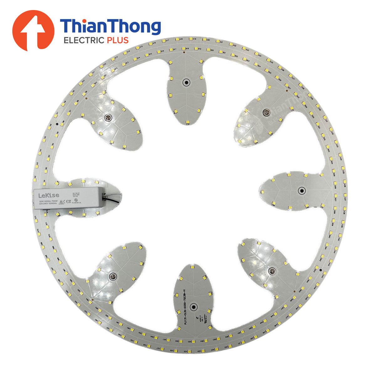 Lekise แผงไฟโคมซาลาเปา กลม เลคิเซ่ LED Magnet 32W Daylight 7000K