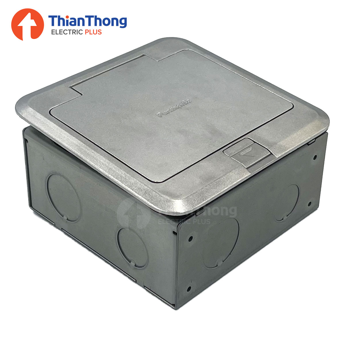 Panasonic เต้ารับฝังพื้น แบบไม่มีอุปกรณ์ พานาโซนิค Pop Up Floor Outlet Blank DUF-1200LT9 (Aluminum diecast)