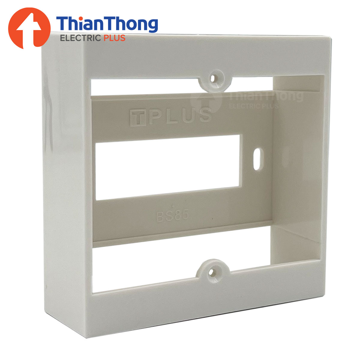 Tplus กล่องพลาสติกติดลอย - กล่องลอย 3"×3″ ทีพลัส Box สำหรับฝา พานาโซนิค BS Type 3x3 BS85