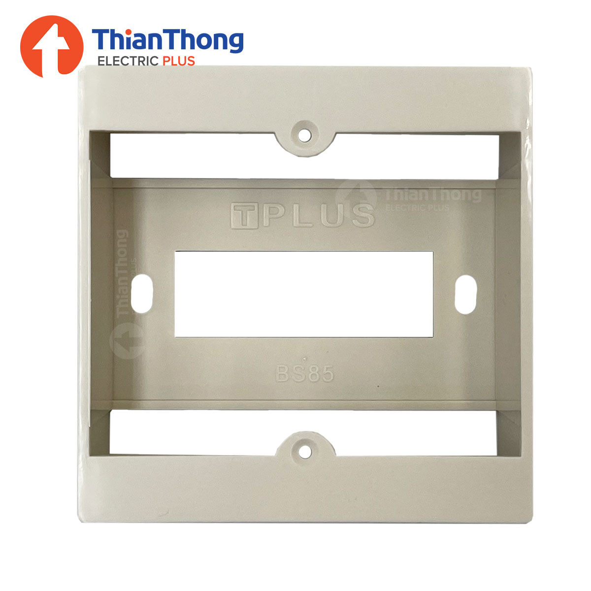Tplus กล่องพลาสติกติดลอย - กล่องลอย 3"×3″ ทีพลัส Box สำหรับฝา พานาโซนิค BS Type 3x3 BS85