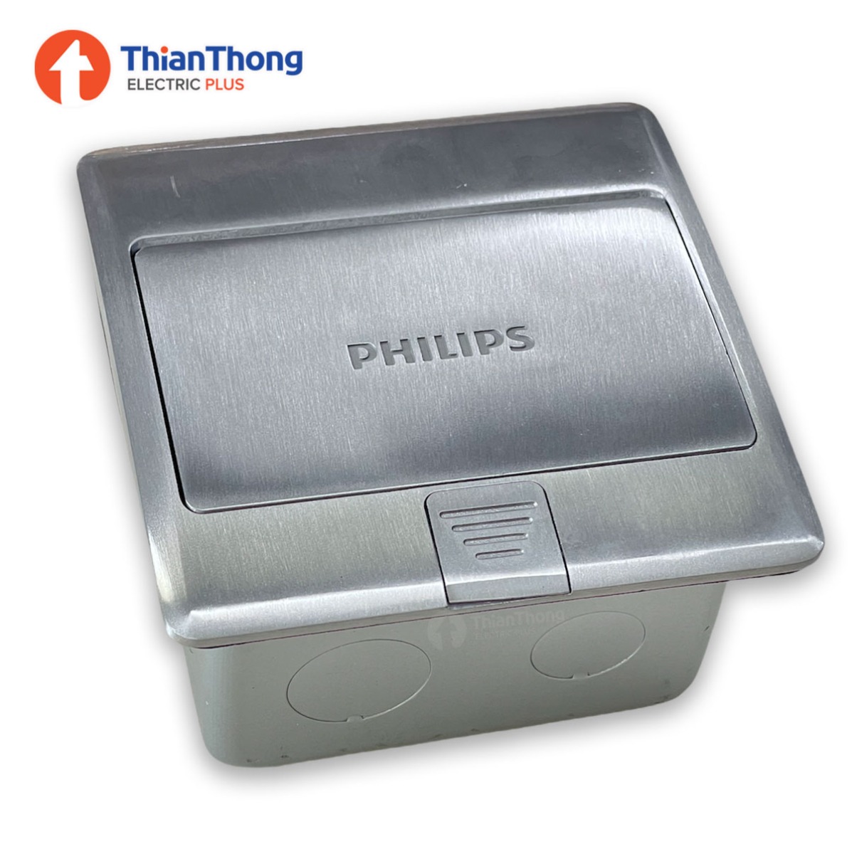 Philips เต้ารับฝังพื้น สเตนเลส ฟิลิปส์ รุ่นลีฟ LeafStyle Pop up Floor Socket