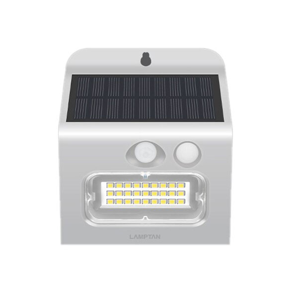 Lamptan โคมไฟติดผนัง พลังงานแสงอาทิตย์ โซล่าเซลล์ แลมป์ตั้น Solar Smart Sensor รุ่น Lunar 3W