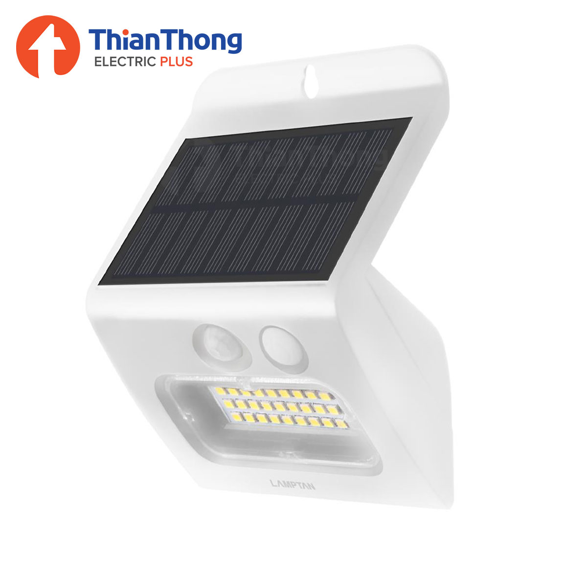 Lamptan โคมไฟติดผนัง พลังงานแสงอาทิตย์ โซล่าเซลล์ แลมป์ตั้น Solar Smart Sensor รุ่น Lunar 3W