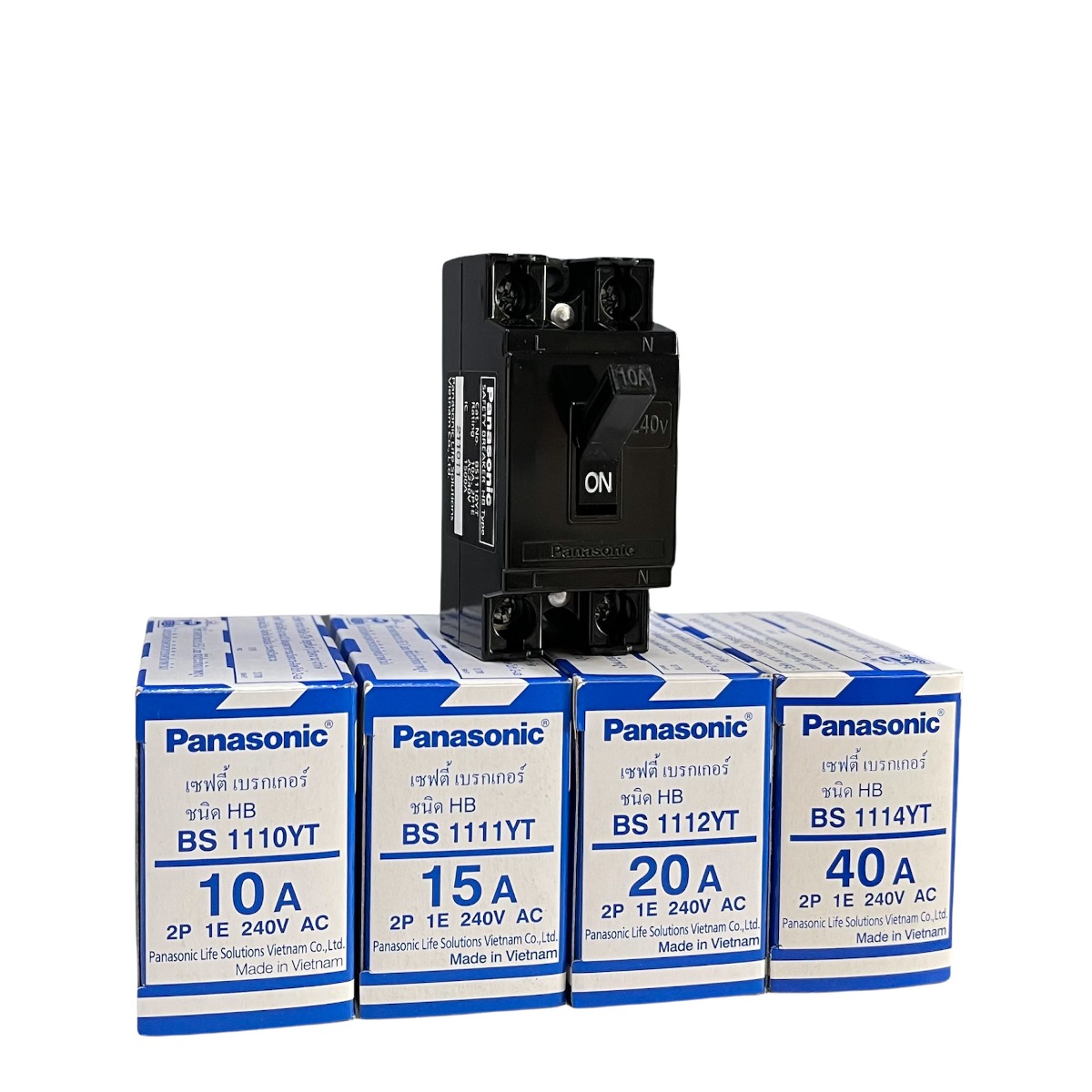 Safety Breaker HB Type เชฟตี้ เบรกเกอร์ พานาโซนิค 10A 15A 20A 30A 40A Panasonic