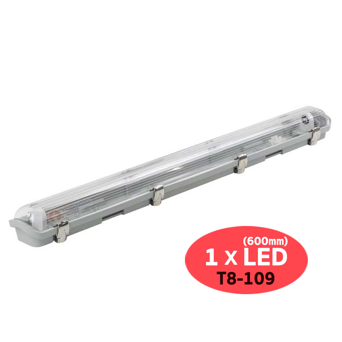 TFC โคมไฟ กันน้ำกันฝุ่น ทีเอฟซี  Waterproof Luminaire T8 LED 600mm