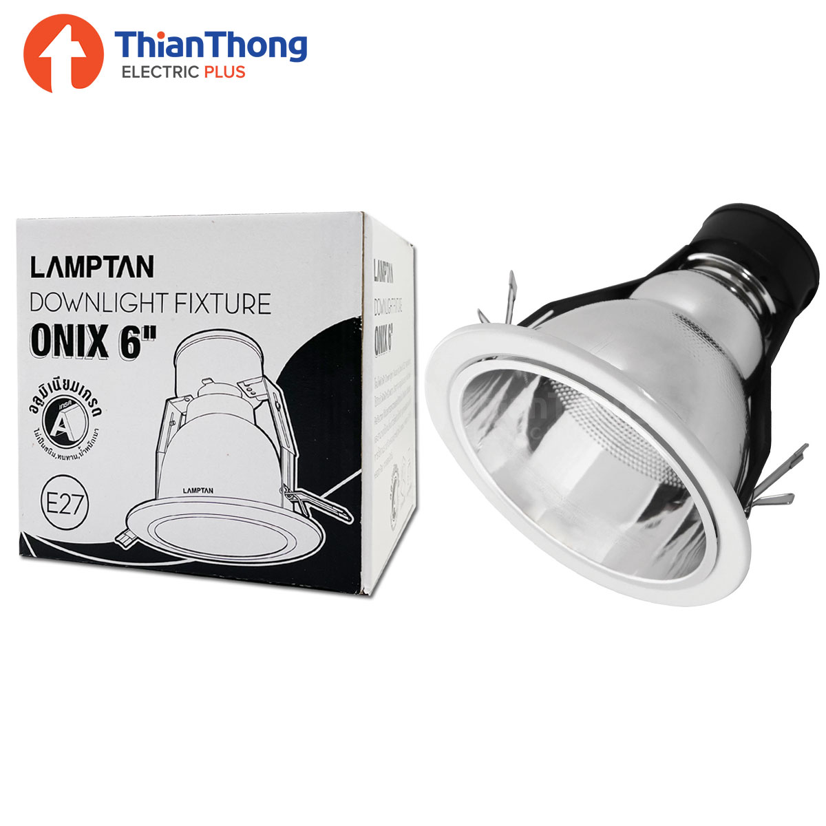 Lamptan โคมไฟดาวไลท์ 6 นิ้ว แลมป์ตั้น Downlight Fixture Onix 6"