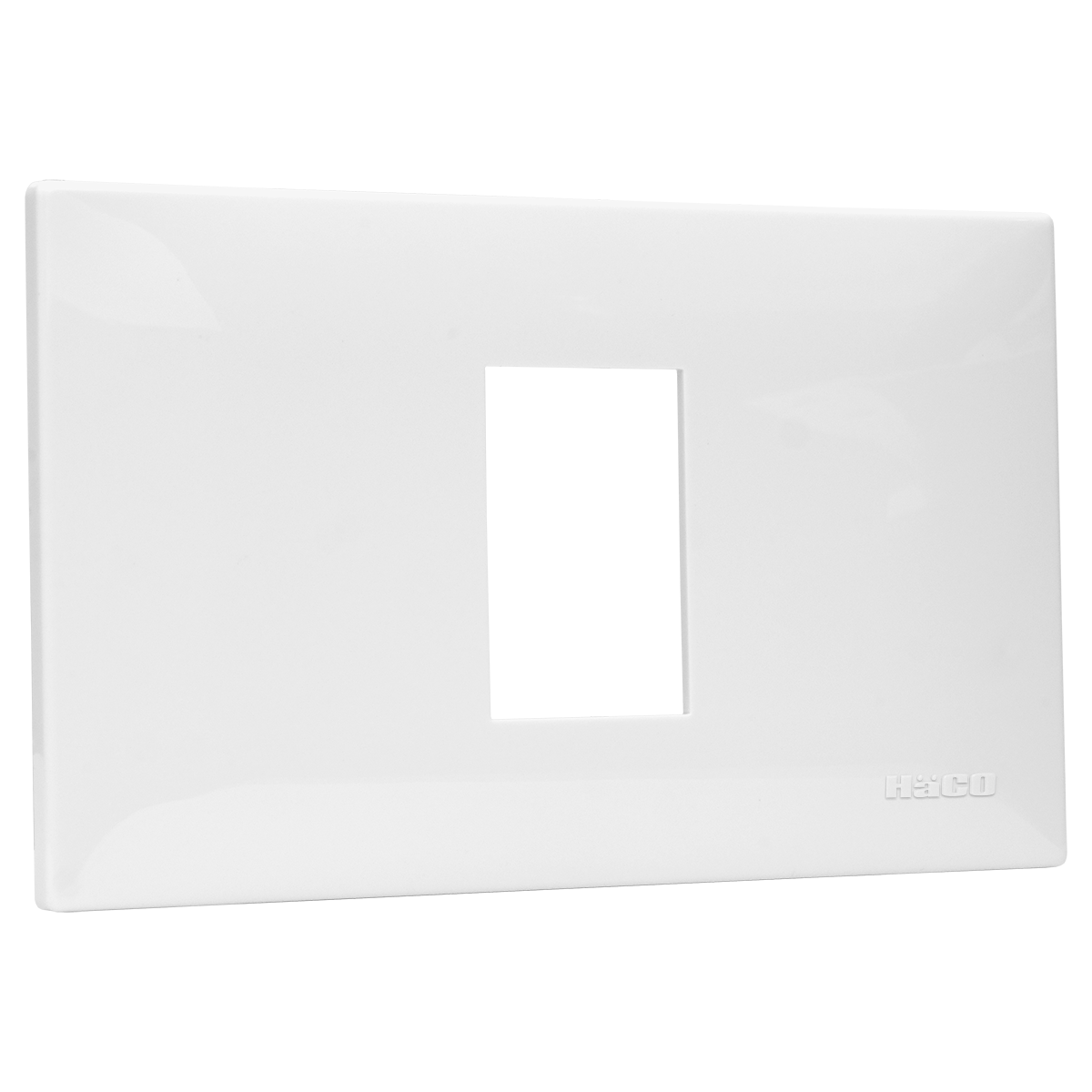 HACO แผงหน้ากาก 1 ช่อง รุ่น ไอคอน ฮาโก้ 1 Gang Frame - Icon IC-F001 (1 Module)