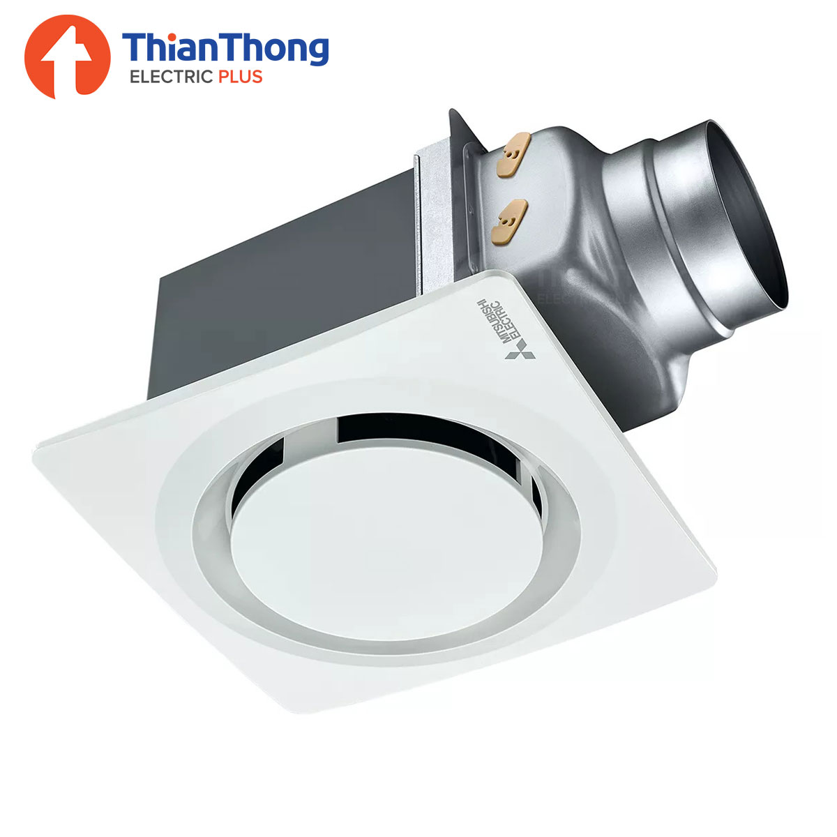 Mitsubishi พัดลมดูดอากาศ ใบพัดขนาด 6 นิ้ว แบบฝังฝ้าเพดาน มิตซูบิชิ Ventilating Fan Duct Type VD-15Z4T7-N