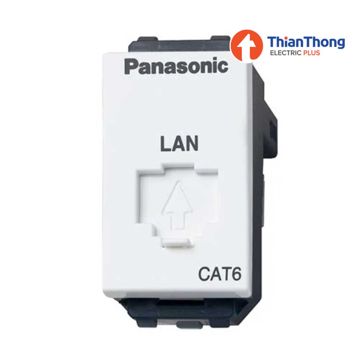 Panasonic ปลั๊กคอมพิวเตอร์ CAT 6E พานาโซนิค รุ่น อินนิชิโอ Enhanced CAT 6E Data Modular Jack INITIO WEGN24886