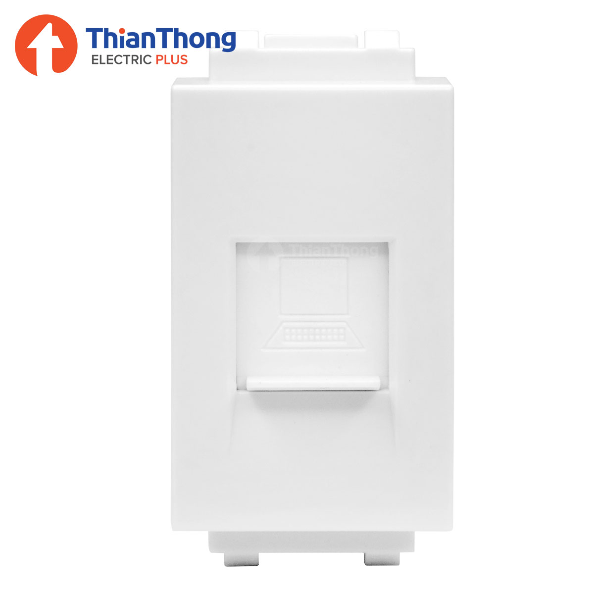HACO เต้ารับคอมพิวเตอร์ Cat6 RJ45 รุ่น ไอคอน ฮาโก้ Computer Module Cat6 RJ45 - Icon IC-J046 (ปลั๊กแลนด์)