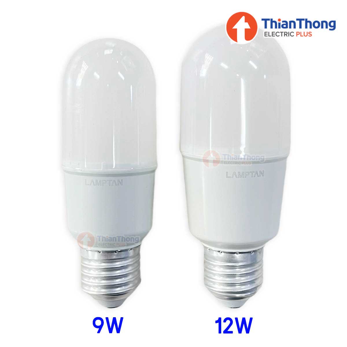 Lamptan หลอดไฟสำหรับโคมดาวน์ไลท์แนวนอน LED Torch 9W-12W ขั้ว E27 แสงขาว