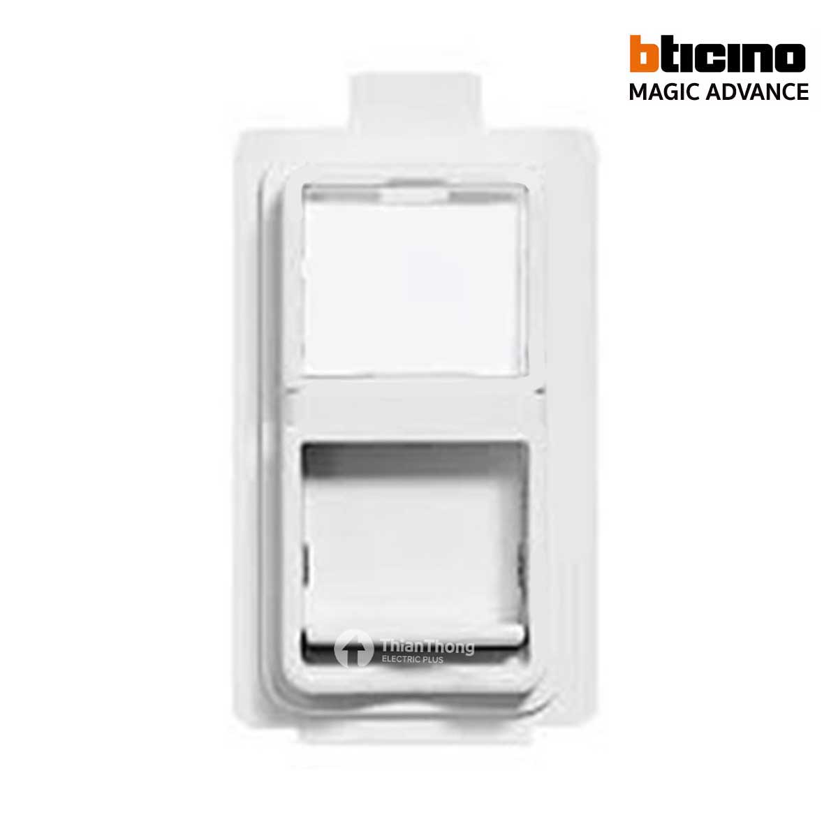 Bticino เต้ารับคอมพิวเตอร์ RJ 45 Cat5e บิทิชิโน Computer data socket outlet M9079C5E - รุ่น Magic Advance