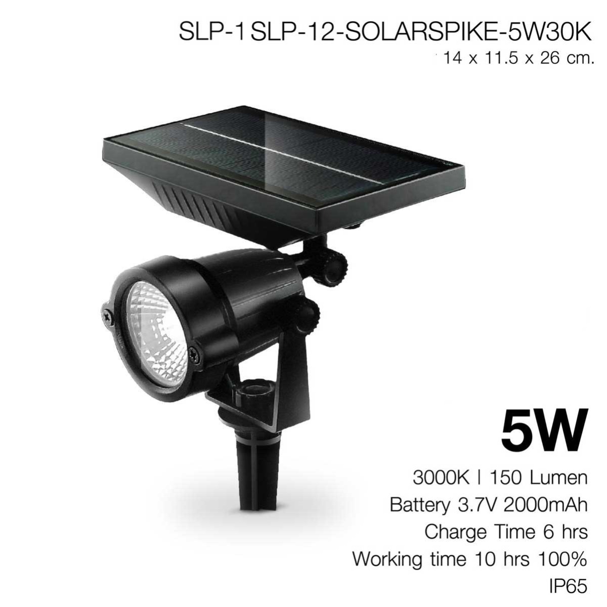 SLP-12-SOLARSPIKE-5WRGB