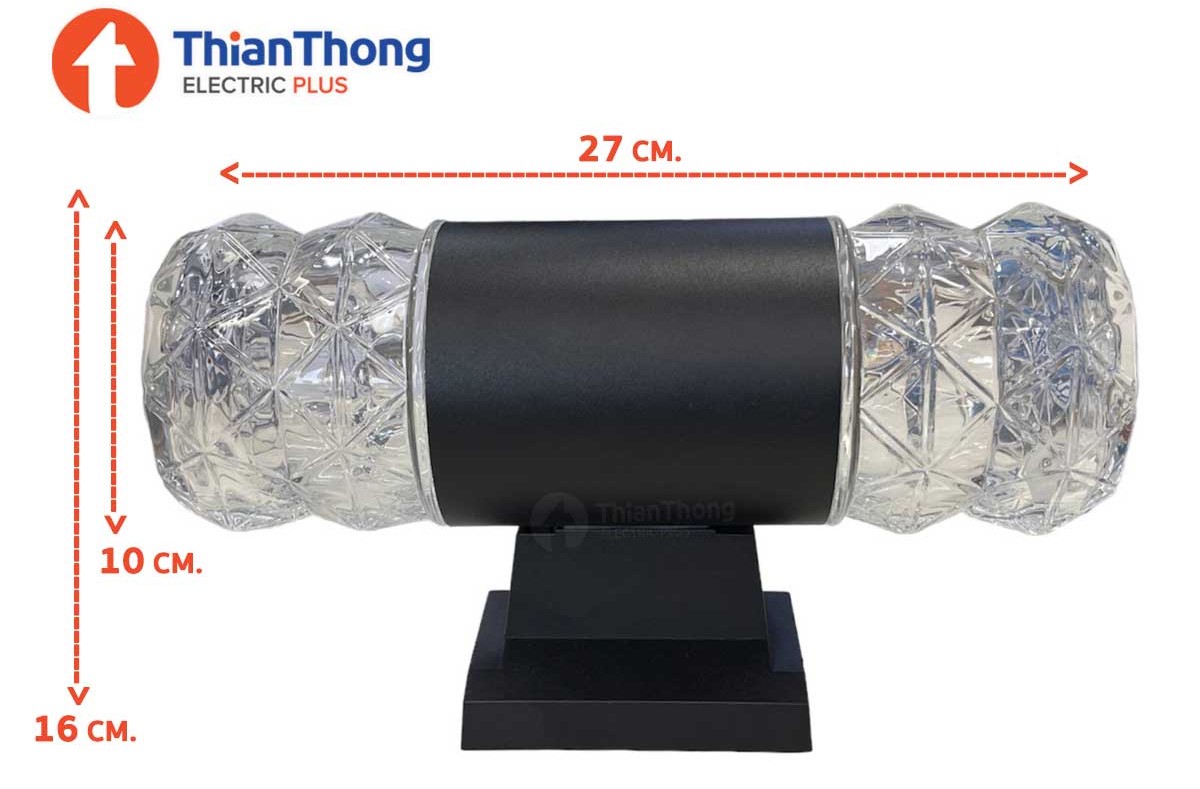 STW โคมไฟติดผนัง ทรงแก้วเพชร Wall Lamp STW WL-13 ขั้ว E27x2