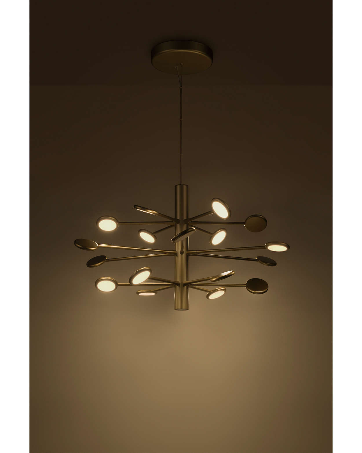 Philips myLiving LED Suspension light Mimosa Brass 45116 โคมไฟห้อย ติดเพดาน LED ฟิลิปส์