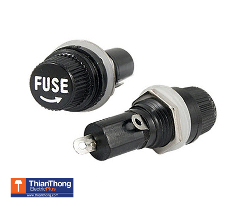 กระบอกฟิวส์ กระบอกฟิวส์หลอดแก้ว Fuse holder สำหรับลูกฟิวส์ขนาด 5 x 30 mm. 