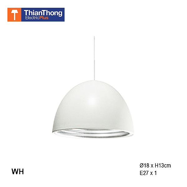 โคมไฟห้อย สีขาว ทรงกลม Pendant Lamp EV-CH-68-7089/1 White