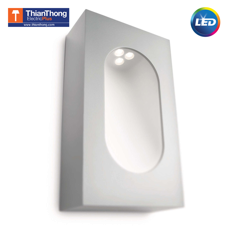 Philips Ledino Wall light โคมไฟ LED ฟิลิปส์ ติดผนัง ภายใน/ภายนอก 16816 สีเทา