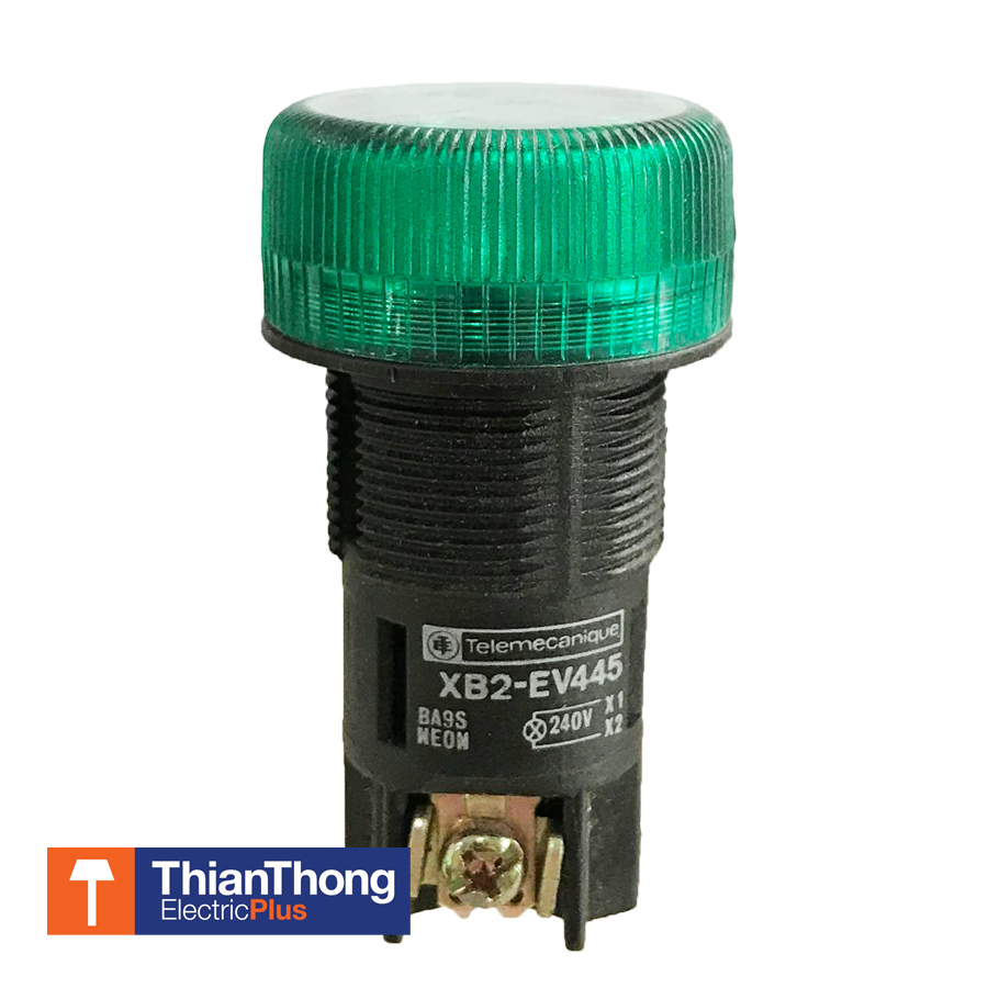 Telemecanique (Schneider) Pilot Lamp ไพลอตแลมป์ Indicator Lamp XB2-EV445 Green สีเขียว