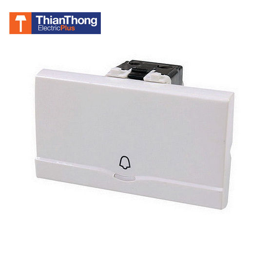 Schneider สวิทช์กดกระดิ่ง 4 แอมป์ ชไนเดอร์ Bell Switch 4A ขนาด 3 ช่อง 3031EMBPH2/3 รุ่น Concept