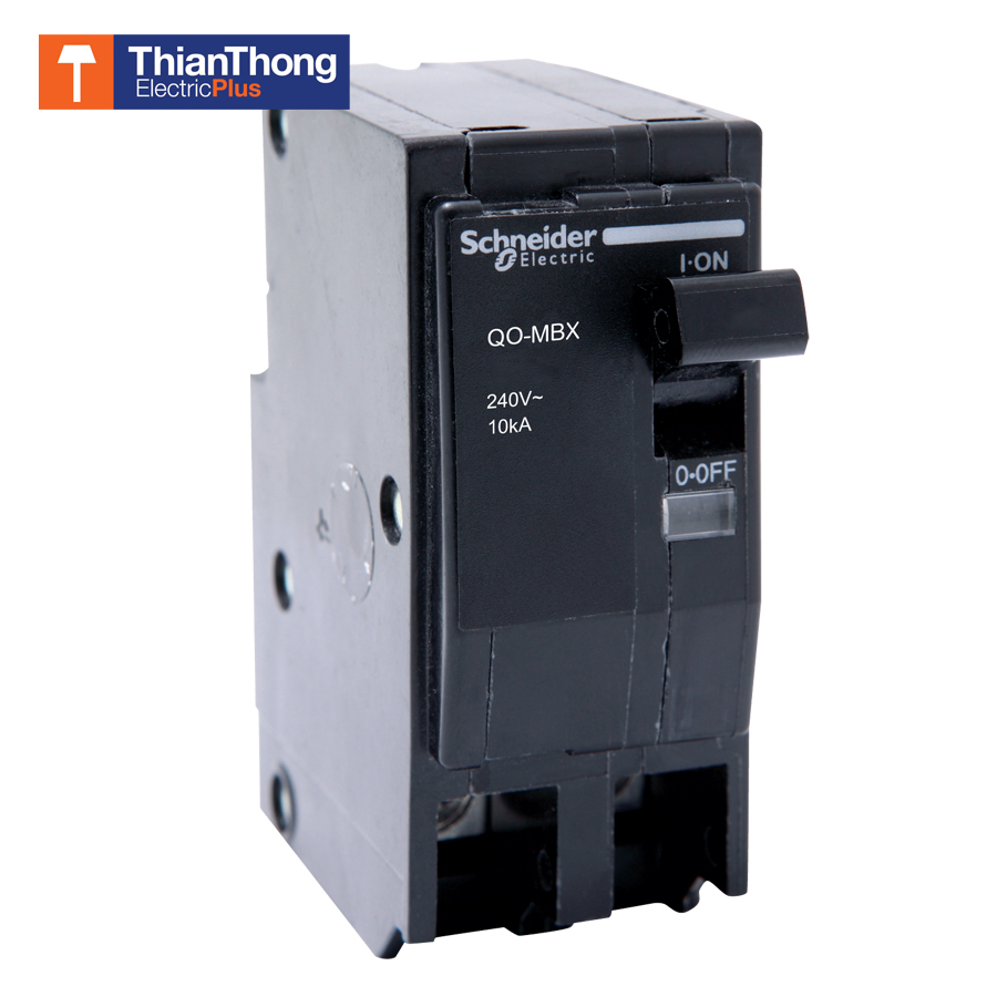 Schneider เมนเบรกเกอร์ ชไนเดอร์ Main Breaker QO-MBX 2 Pole 70A / 80A / 100A - 10kA 