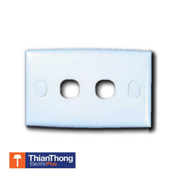 Schneider แผงหน้ากาก 2 ช่อง ชไนเดอร์ (คลิปเซล) Standard Flush Plates 2 gang 32AVH
