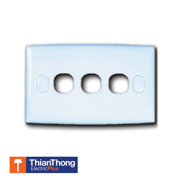 Schneider แผงหน้ากาก 3 ช่อง ชไนเดอร์ (คลิปเซล) Standard Flush Plates 3 gang 33AVH