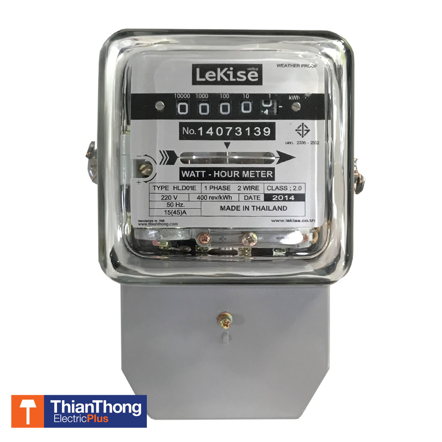 Lekise Meter เลคิเซ่ มิเตอร์ไฟฟ้า 2 สาย Watt-hour Meters 