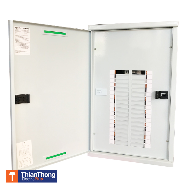 Schneider ตู้โหลดเซนเตอร์ สแควร์ดี คลาสสิค แบบไม่มีเมน (เมนลัก) Square D Classic Load Center Main Lug 36 ช่อง 100A 10kA QO3-100L36G/SN ชไนเดอร์