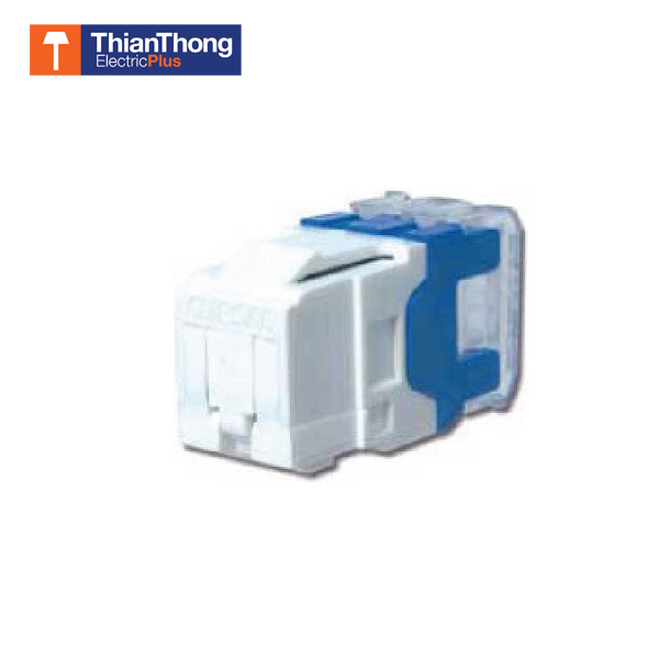 Schneider เต้ารับคอมพิวเตอร์ ชไนเดอร์ CAT 6 KEYSTONE พร้อมม่านปิด, Modular Jack RJ45 with Shuttered VDIB17746UWE Concept Series
