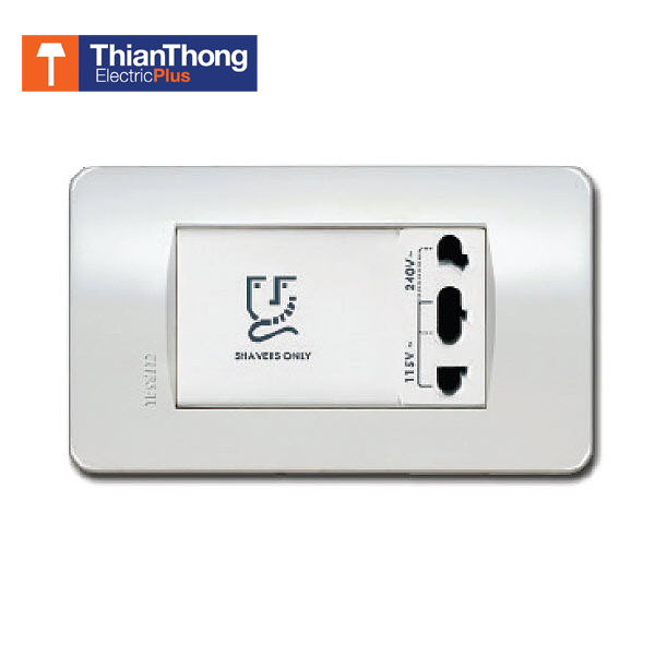 Schneider เต้ารับเครื่องโกนหนวด ชไนเดอร์ Shaver socket A3727H / Clipsal คลิปเซล