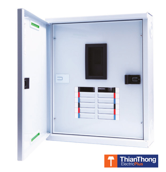 Schneider ตู้โหลดเซนเตอร์ สแควร์ดี คลาสสิค แบบเมนเซอร์กิตเบรกเกอร์ Square D Classic Load Center 12 Ways 100A 25kA QO3-100EZ12G/SN