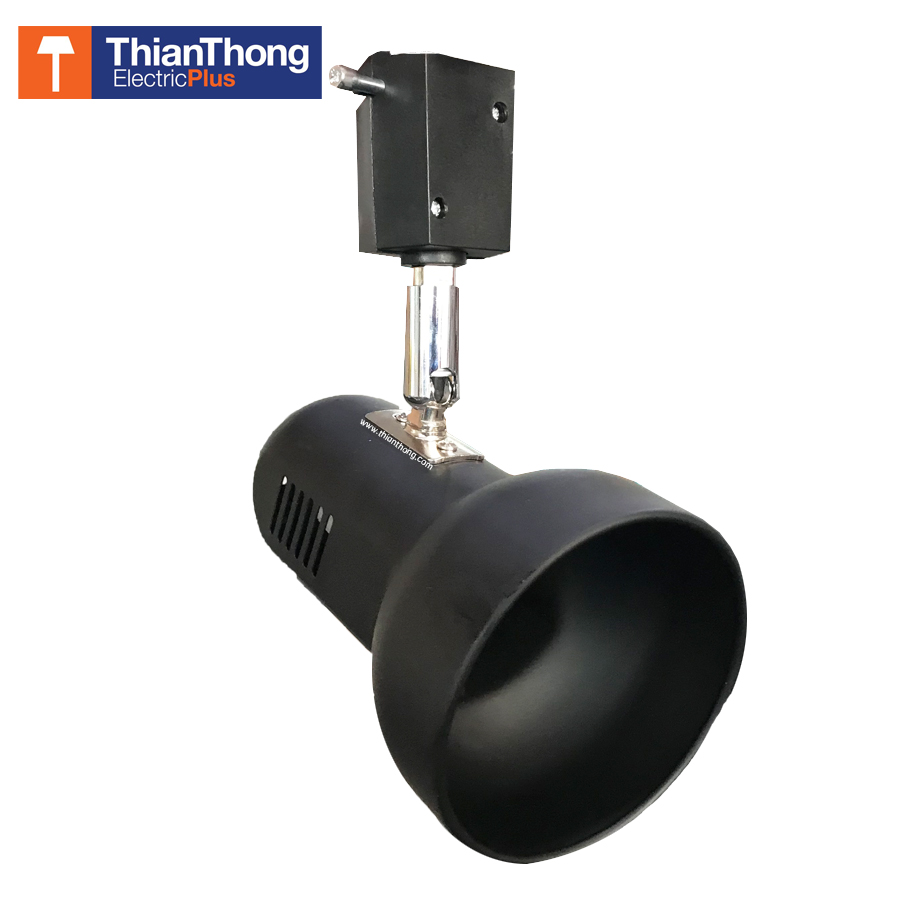 โคมไฟติดราง Track Light สำหรับหลอดขั้ว E27 ทรงกระบอก 220V Black - STW สีดำ