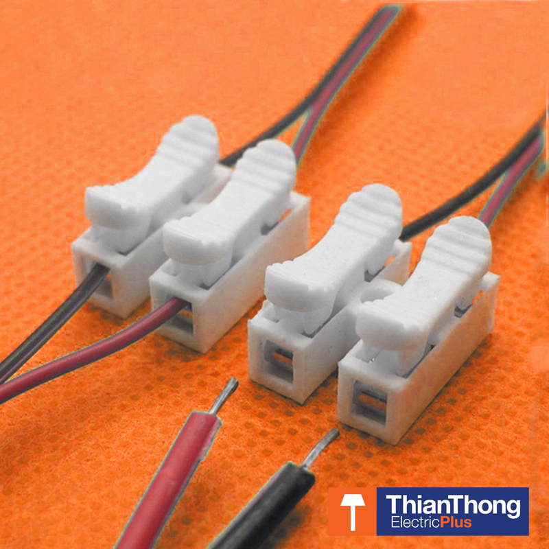 ตัวต่อสายไฟชนิดหนีบ Push Wire Connector (เต๋าต่อสายไฟ)