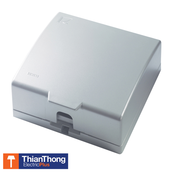 Siemens ฝากันน้ำสำหรับเต้ารับขนาด 86 มม. ซีเมนต์ Water proof box for sockets with cable outlet, 86 mm. frame