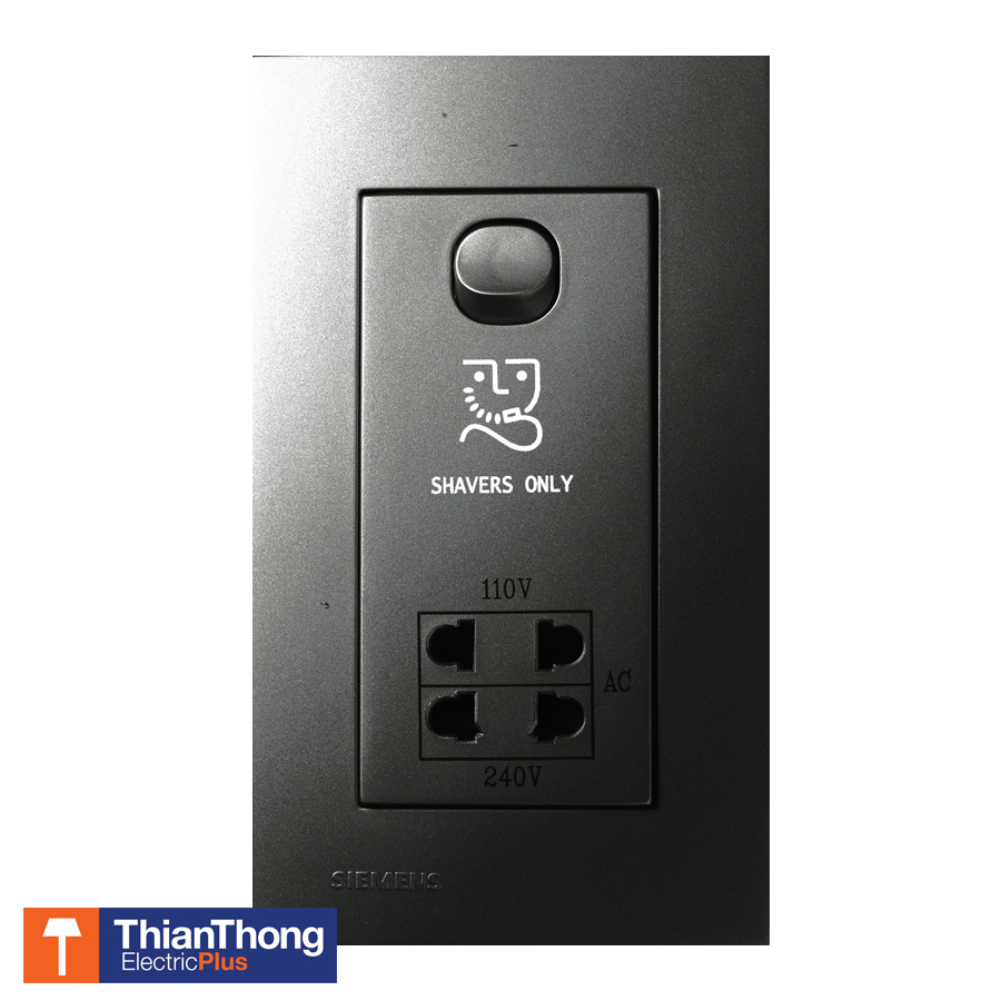 Siemens เต้ารับไฟเครื่องโกนหนวด ซีเมนต์ Shaver Unit 110V and 220V - Hotel Solution