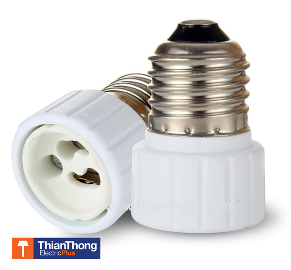 ขั้วแปลง ขั้วหลอดไฟ adapter converter E27 to GU10.3 MR16