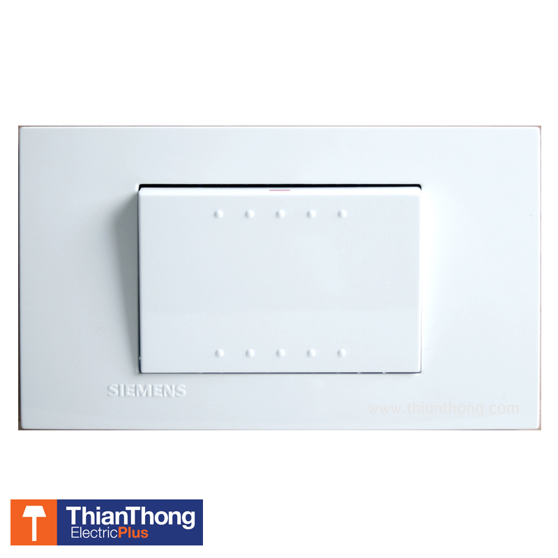 Siemens ชุดสำเร็จรูป สวิตซ์ทางเดียว 1 สวิตซ์ ซีเมนต์ 1 Gang 1 way switch - Delta zaio