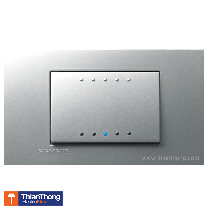 Siemens ชุดสำเร็จรูป สวิตซ์ทางเดียว 1 สวิตซ์ (ปิดมีไฟ) ซีเมนต์ 1 Gang 1 way switch with LED - Delta zaio