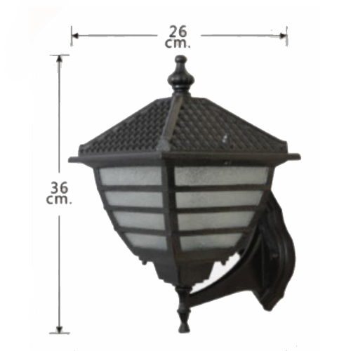 โคมไฟภายใน-ภายนอก ติดผนัง อลูมิเนียม Wall Lamp Aluminium TSL-10-007-W/BG-M