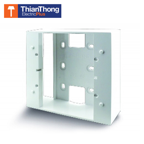 Chang Plastic Wall Box 4×4″ กล่องพลาสติกติดผนังลอย ตราช้าง Y-Series GT-02