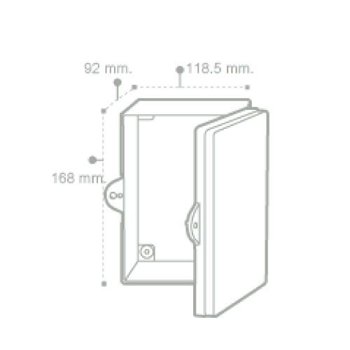 Nano ตู้กันน้ำพลาสติก นาโน Electric Enclosure Water Proof NANO-11W