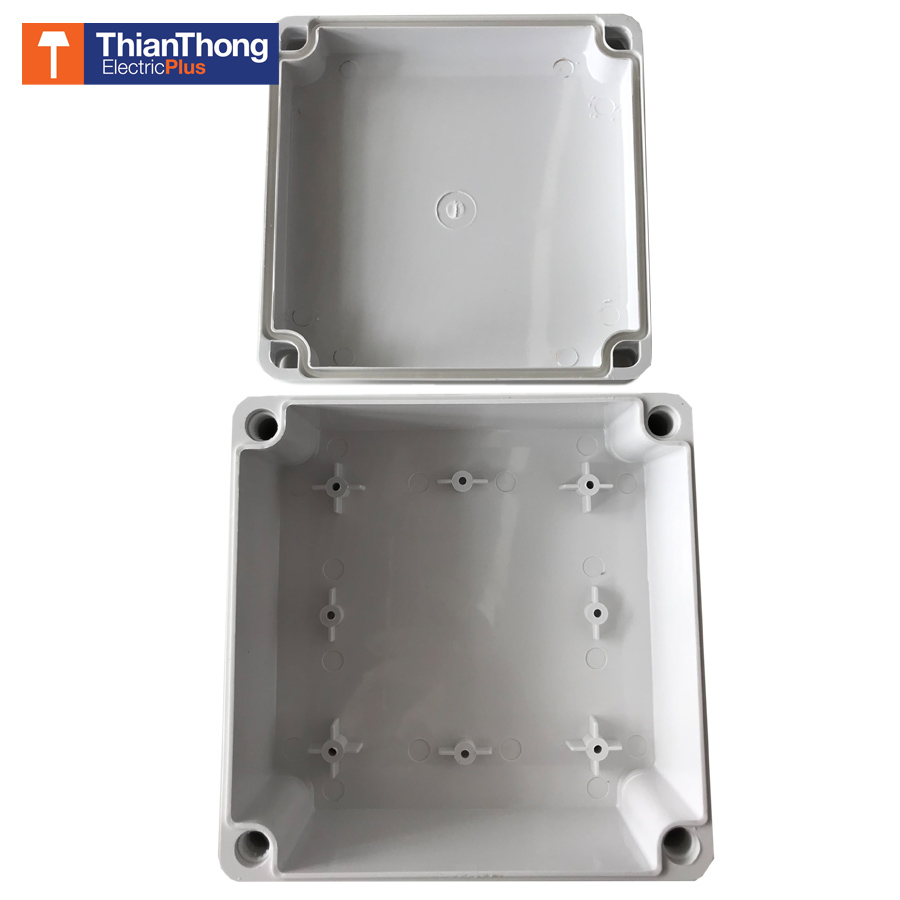 Nano กล่องกันน้ำพลาสติก นาโน Junction Water Proof Box NANO-204W White 