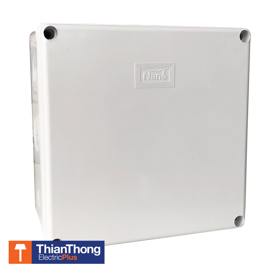 Nano กล่องกันน้ำพลาสติก นาโน Junction Water Proof Box NANO-206W White 