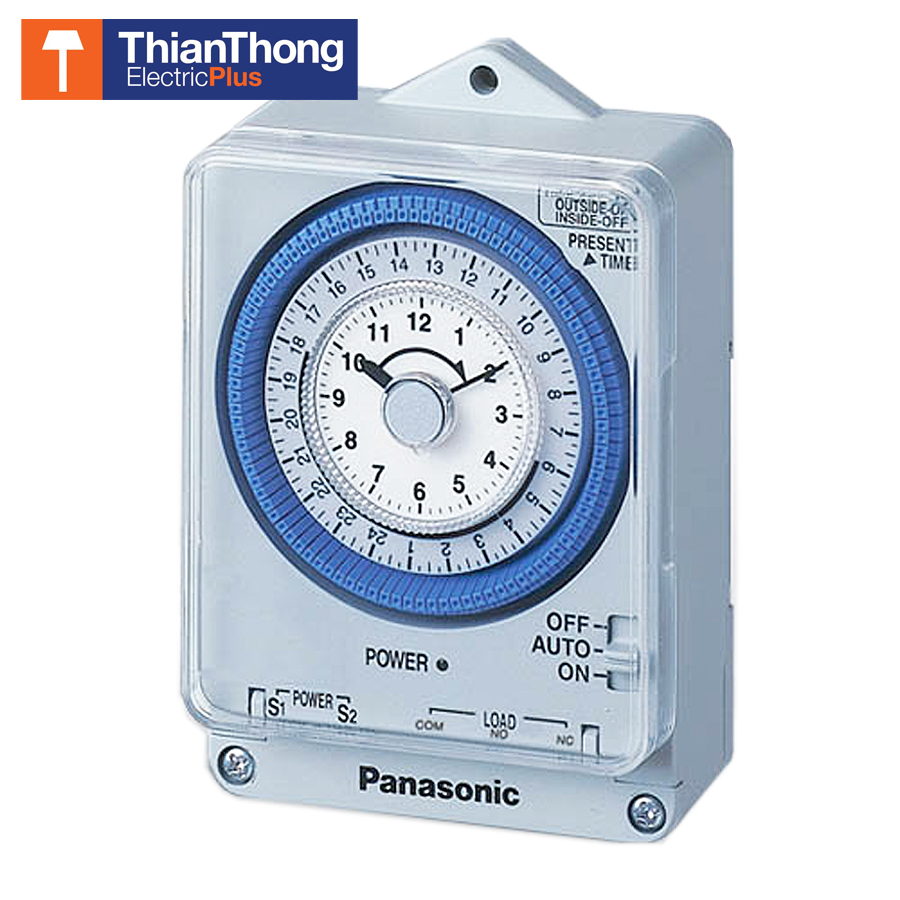 Panasonic นาฬิกาตั้งเวลา พานาโซนิค 24 ชั่วโมง 1 ขั้ว สลับ 2 ทาง Automatic Time Switch TB36809NE5