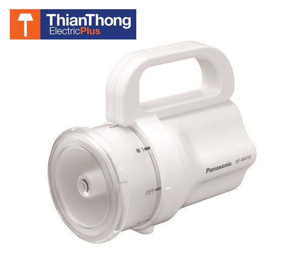 Panasonic ไฟฉายพานาโซนิต LED สีขาว ใช้กับถ่านได้หลายขนาด BF-BM10MT-W