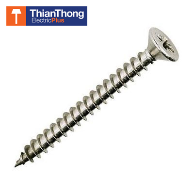 สกรูเกลียวปล่อยเหล็ก ชนิดหัวแบน Steel self tapping screws flat head