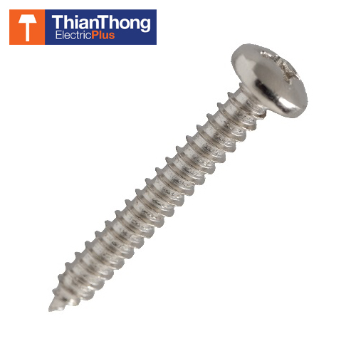 สกรูเกลียวปล่อยเหล็ก ชนิดกลม Steel self tapping screws pan head