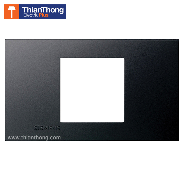 Siemens ฝา 2 ช่องกลาง ซีเมนส์ ขนาด 120 mm 2 Module cover plate and frame - Delta zaio